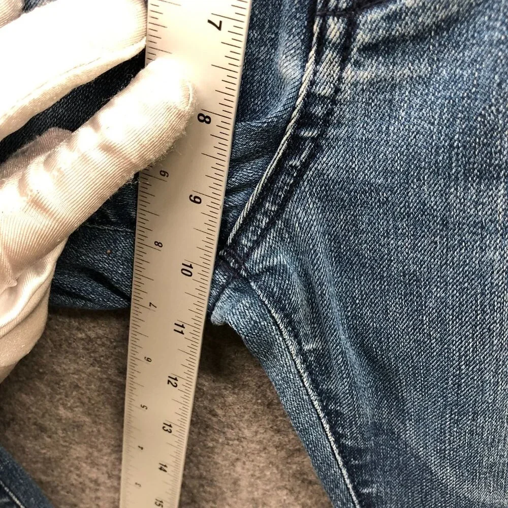 Uniqlo‎ Soft Denim Skinny Jean Mens 30x34 (30x33) Blue Stretch Medium Wash